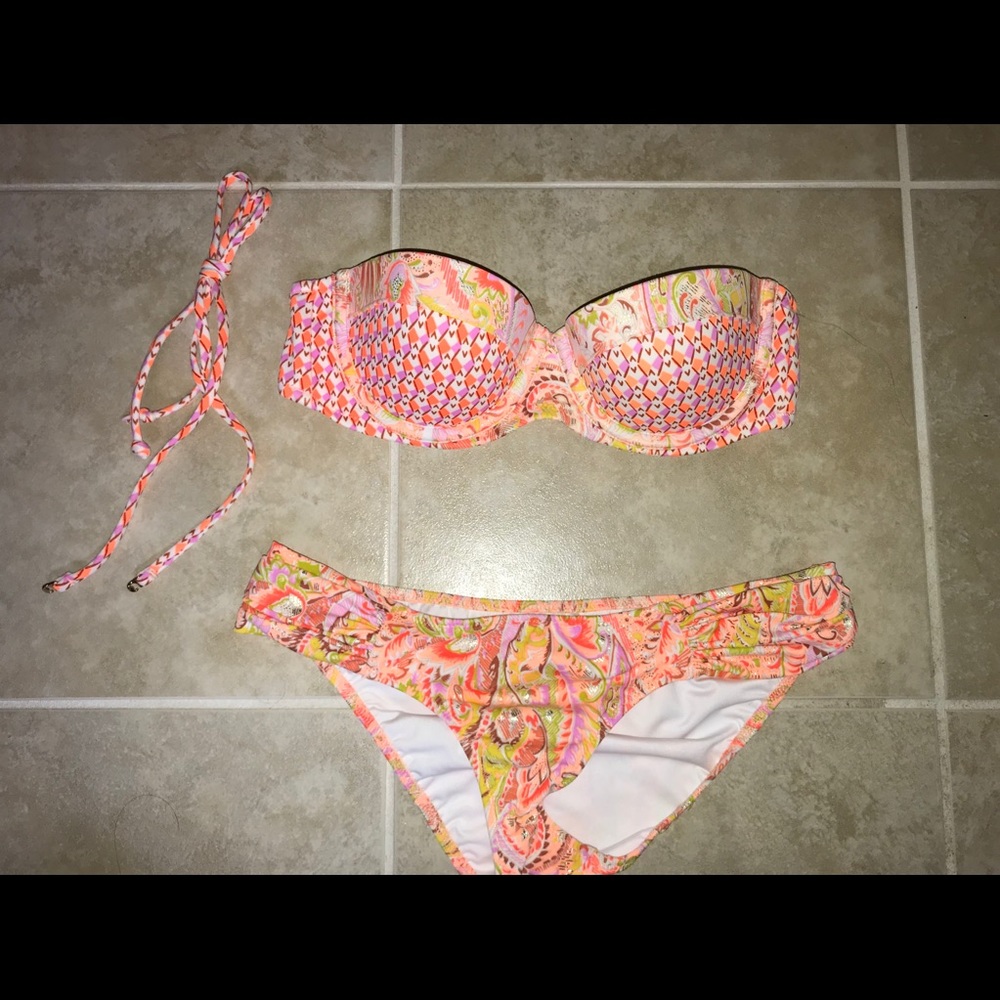 VS Coral Tribal Bikini Set